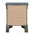 Sleek Metallic Black Nightstand With Drawers-22725986