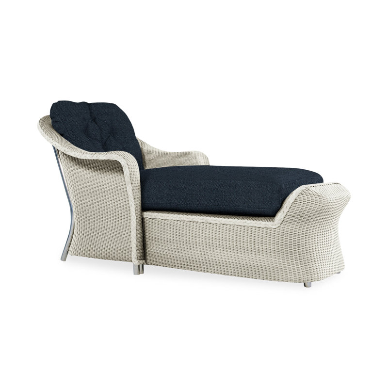 Reflections Outdoor Chaise Lounge, Sailcloth Salt, Mink