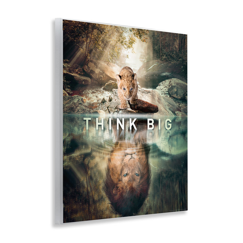 Art mural "Think Big Lion & Cub" par Reinders