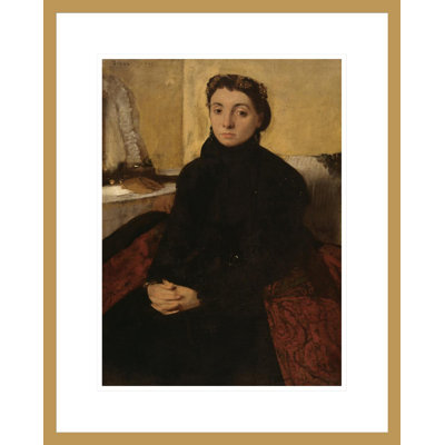 «Madame Gaujelin» par Edgar Degas, impression giclée encadrée