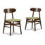 Ensemble de salle à manger en bois avec table rectangulaire et chaises Caveney-20600699-70096450