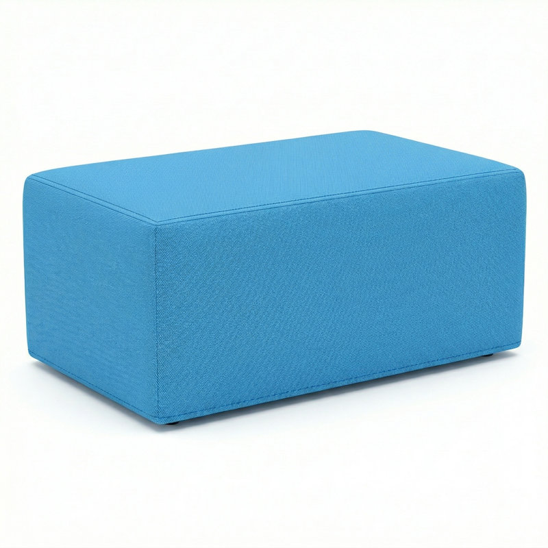 Pouf d'extérieur berlinois Lily Hive 18X30x13, Bleu