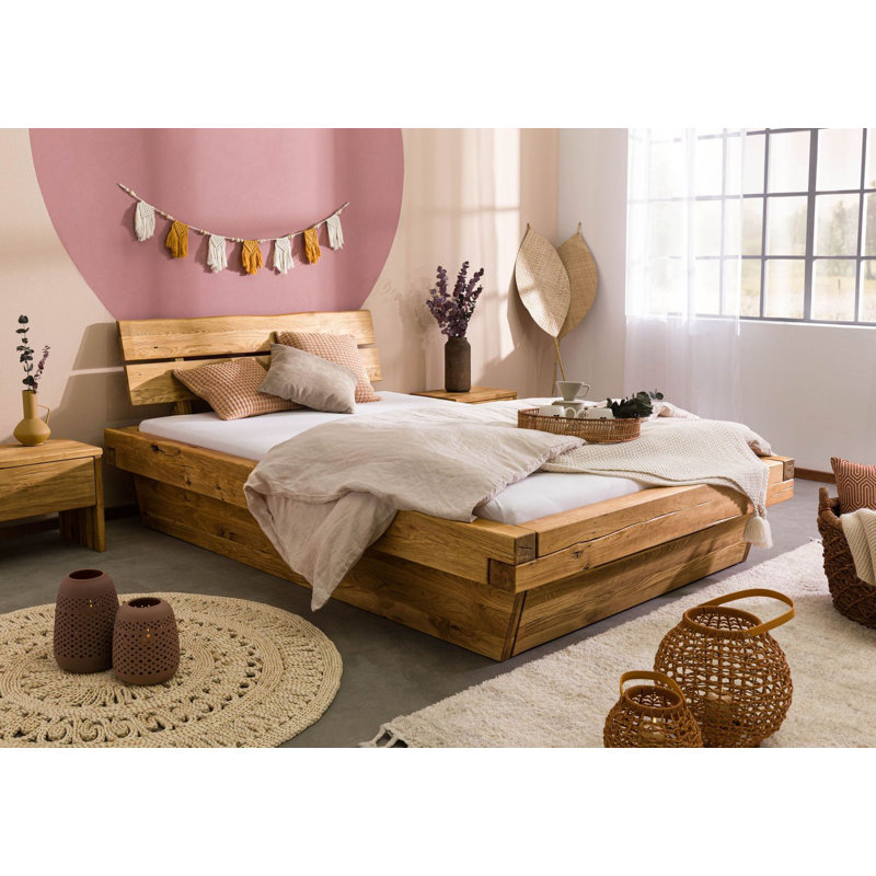 Innsbruck Solid Wood Bed, European Double (140 x 200 cm)