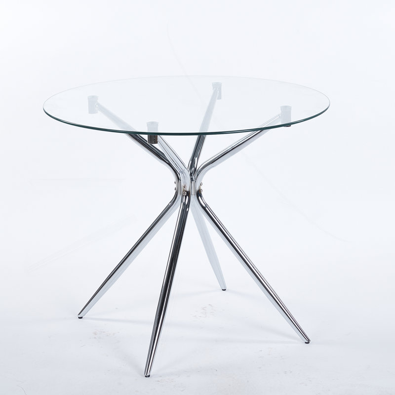 Table basse, petite table de salle à manger avec pieds en métal