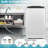 2.4 Cu. Ft. High Efficiency Portable Washer Space-Saving Washing Machine With Stainless Steel Washer Drum, Child Safety Lock-122806990