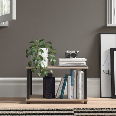 Akiva 41cm H x 60cm W Steel Etagere Bookcase