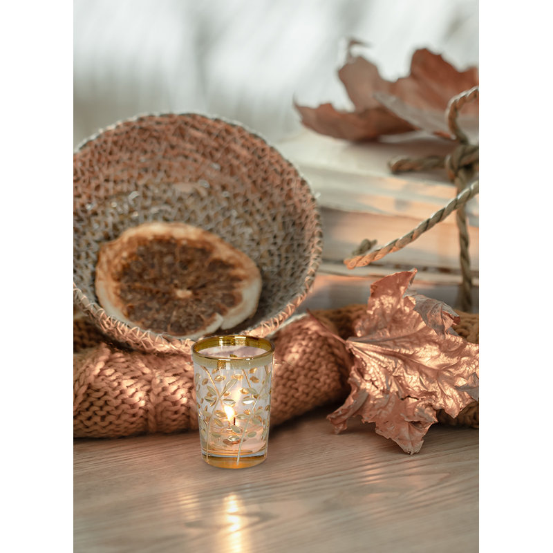 Petit porte-votive en verre