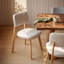 Chaise d'appoint rembourrée en bois massif-128944778-128944782