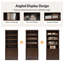 Bibliothèque Connie de style transitionnel, 198 cm (78 po) de hauteur, en bois massif, avec étagères ouvertes réglables et armoire de rangement.-590046346
