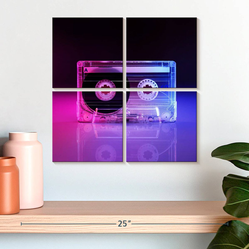 Abarca Clear Cassette Tape, 18" H x 18" W