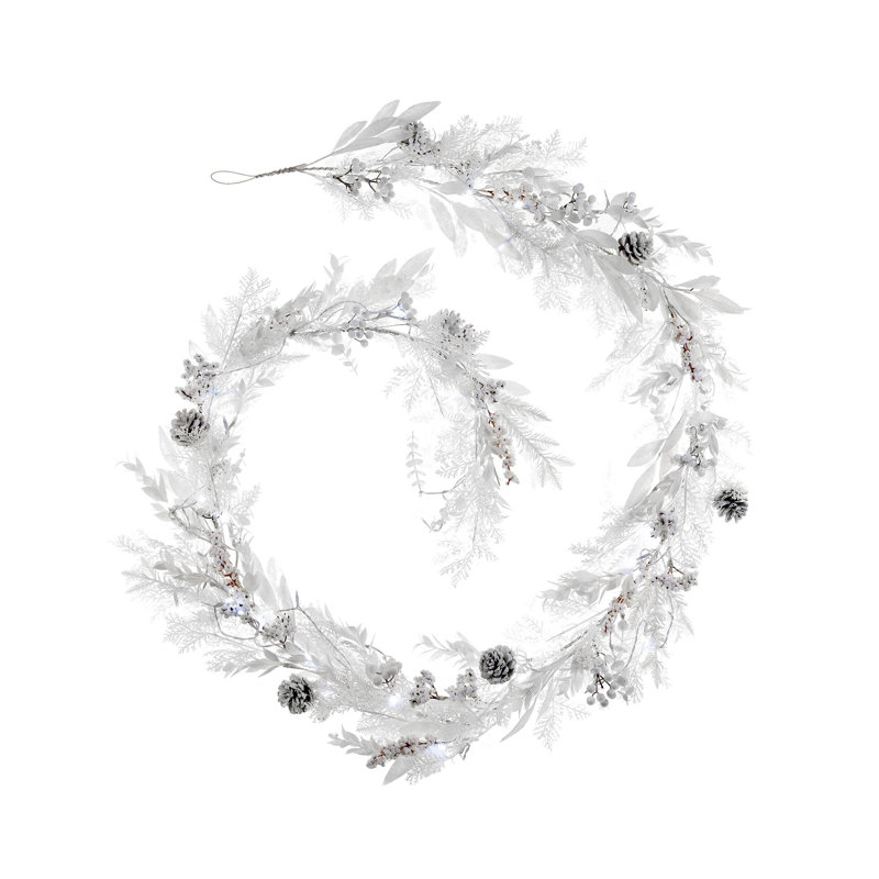 70cm Lighted Faux GARLAND with Lights