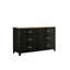 Commode moderne avec plateau en faux marbre et tiroirs coulissants