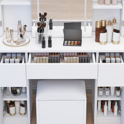 Calistro Dressing Table with Mirror