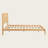 Mid-Century Modern 12-Inch Bamboo Wood Platform Bed with Wood Slat Metal Support, Eco-Friendly Design, No Box Spring Needed, Easy Assembly-1056487820-1056487836