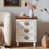 Blanc antique / noyer
