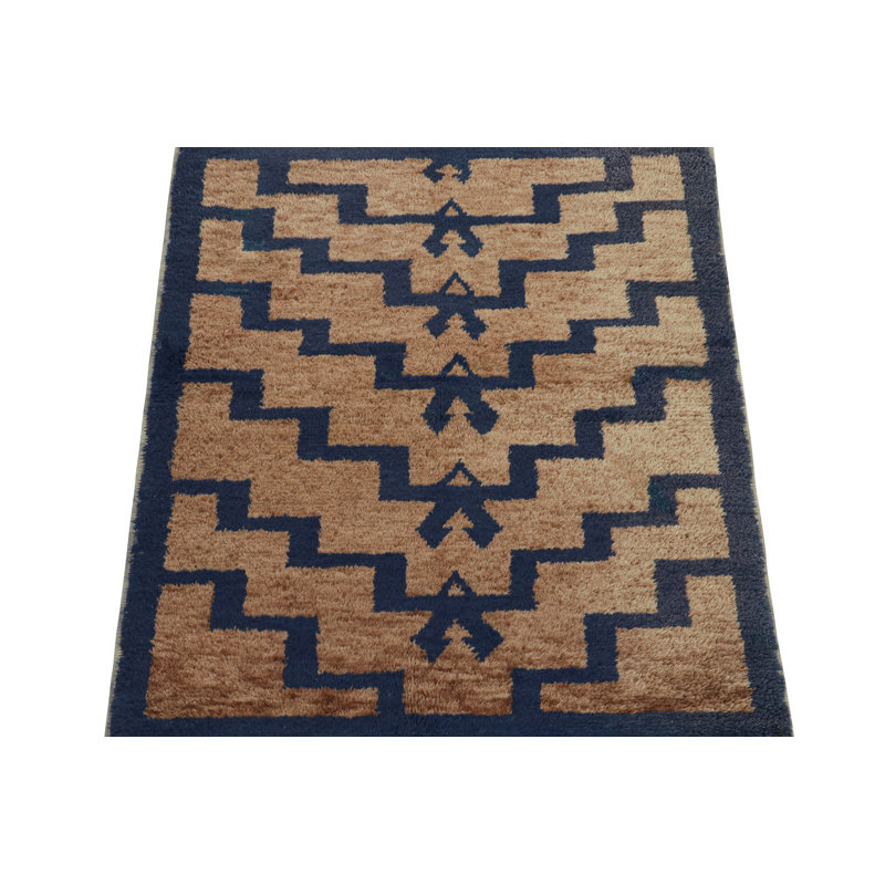 One-of-a-Kind 4'1" X 4'7" Hand Knotted Area Rug