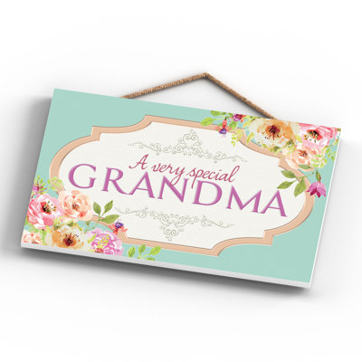 A Very Special Grandma - Print on MDF