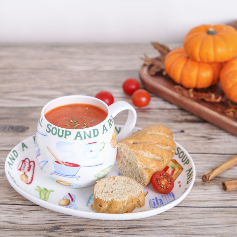 Bone China Soup Mug