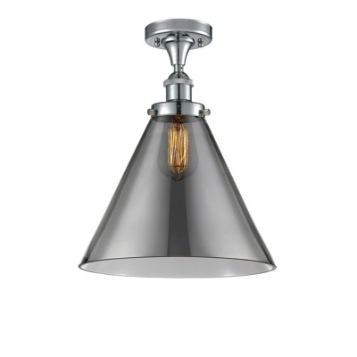Plafonnier semi-encastré 1 lumière Ballston Urban Cone