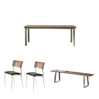 High quality solid wood table set