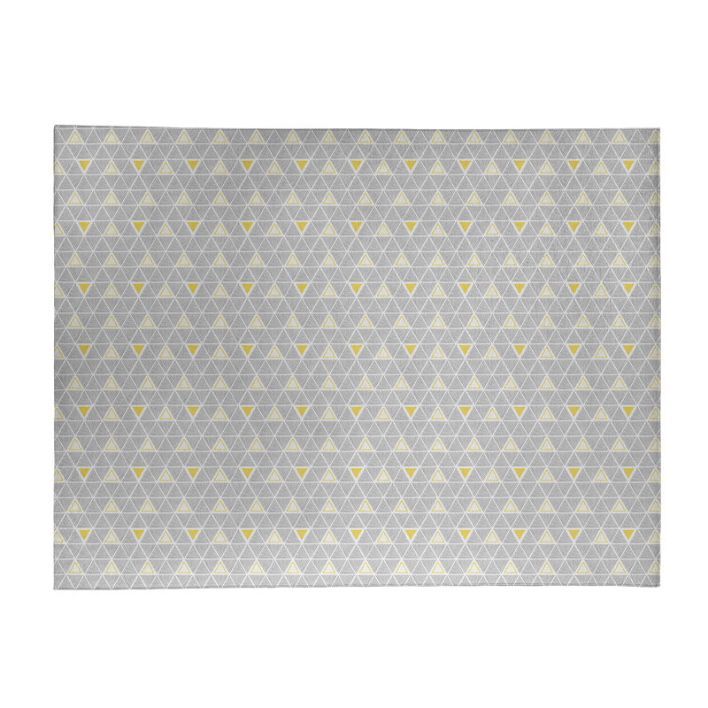 Chenille Geometric Indoor Rug, Rectangle 5' x 7'