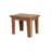 Halles Solid Wood Accent Stool