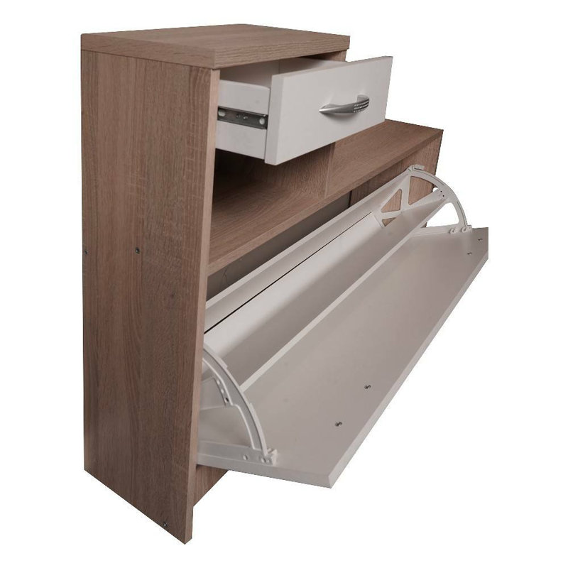 Emilce Hall Tree 100cm Wide with Bench, Brown