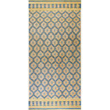 Tribal Geometric Kilim Design Antique Indian Cotton Dhurrie Rug
