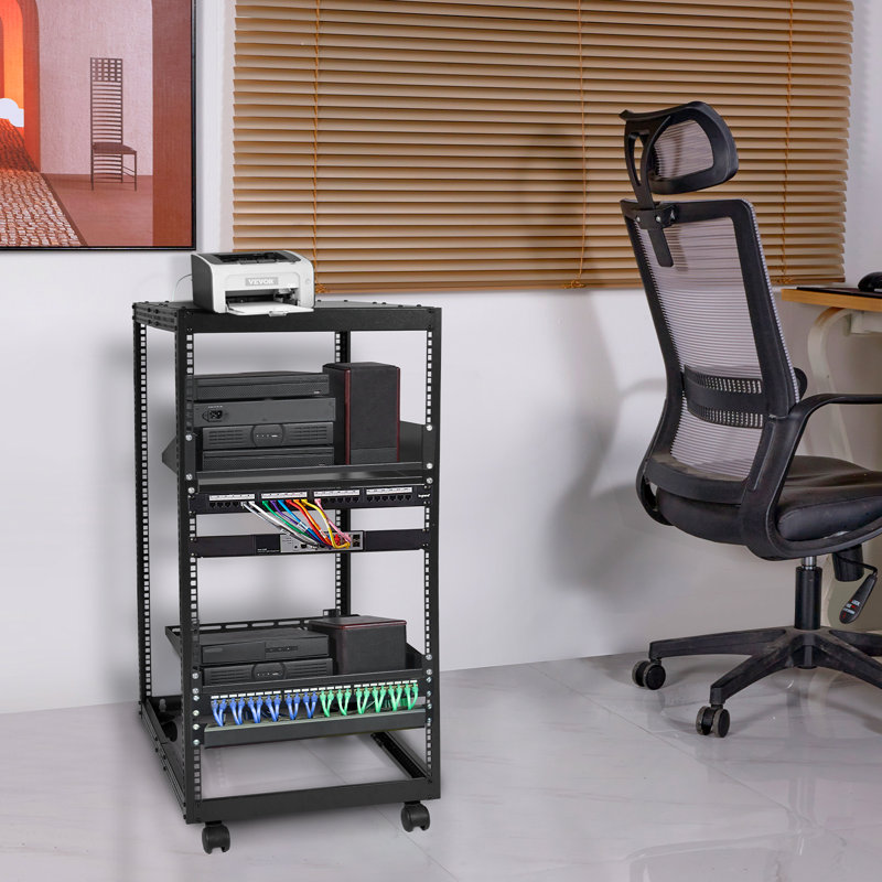 38.7'' H x 23'' W AV Cart