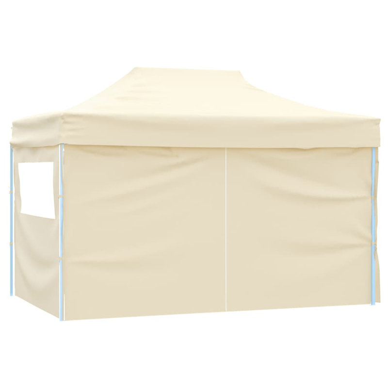 Rahate 4.5m x 3m Steel Pop-Up Party Tent, Cream, 4"W x 3"H