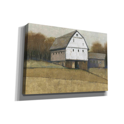 «White Barn View II» par Tim O'toole, art mural sur toile