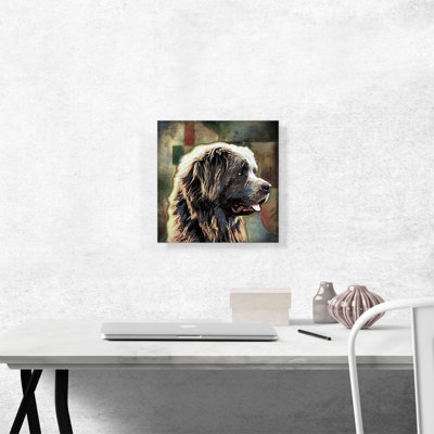 " Newfoundland Dog Breed " Painting Print