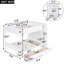 Lit superposé double au-dessus de double avec 2 tiroirs et armoire à couches multiples, peu encombrant et sécuritaire pour les familles en pleine croissance-261931608-261931611