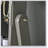 Floor Standing Jewelry Cabinet With Full-Length Mirror And 3 Adjustable Angles, Lockable Organizer For Accessories, Grey-2143162173