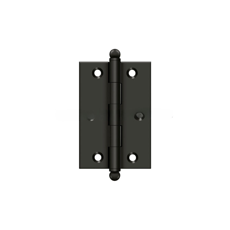 3'' x 2'' Butt Bearing Hinge, Oil-Rubber Bronze