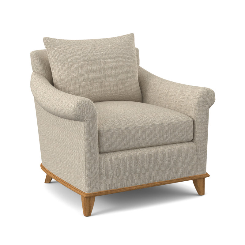 Drake Upholstered Armchair, Amber, Stepping Stones Ivory