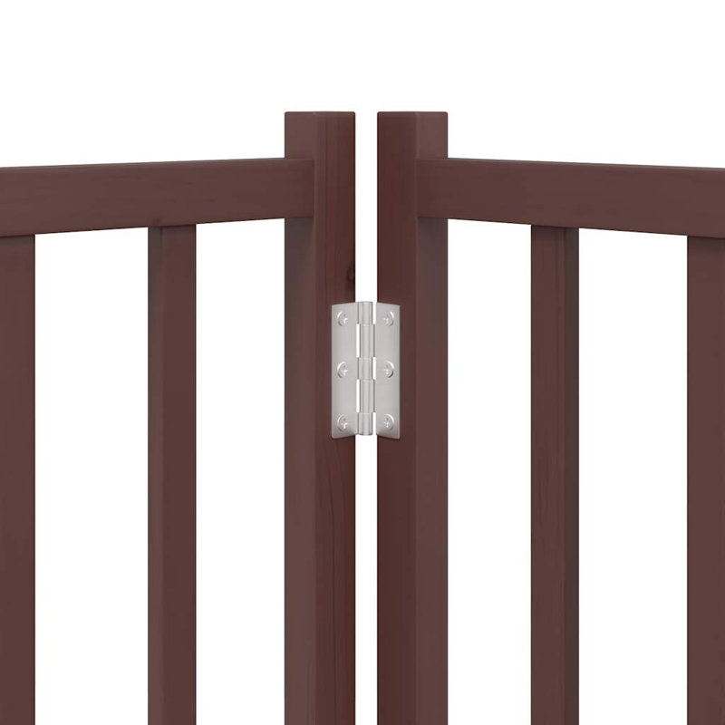 Malawi Solid Wood Dog House Door, Brown, 60cm H x 450cm W x 2cm D