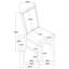 Ensemble de chaises d'appoint en tissu brun naturel Survista (ensemble de 2)