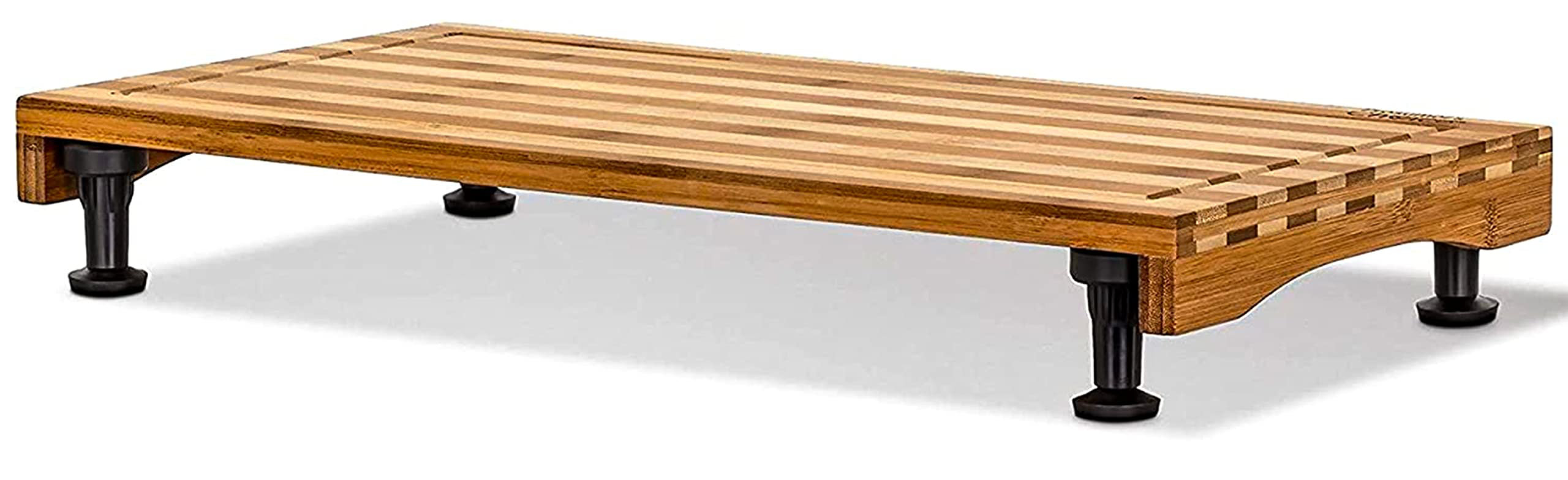 Lipper Expandable Over the Sink Cutting Board Bamboo