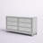 Jeni 60" W Solid and Manufactured Wood Glass Mirrored 6-Drawer Dresser-967885873