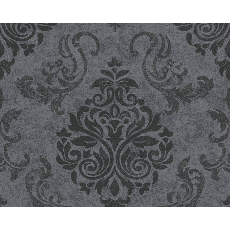 Rouleau de papier peint L 33 pi x l 21 po, Gris foncé