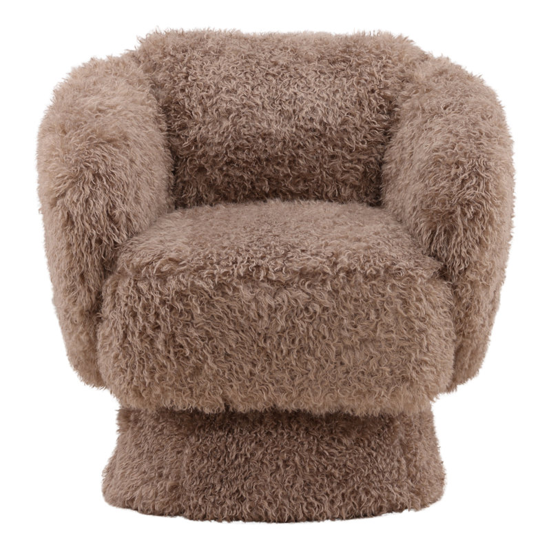 Chaise pivotante Mariam, Taupe