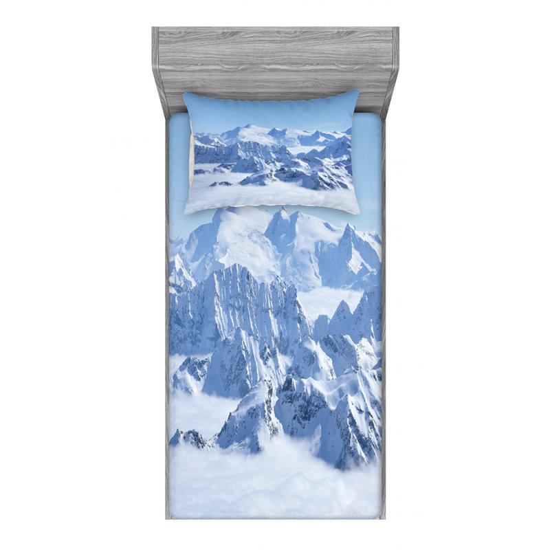 Microfiber Sheet Set, Twin XL Sheet Set with Fitted Sheet