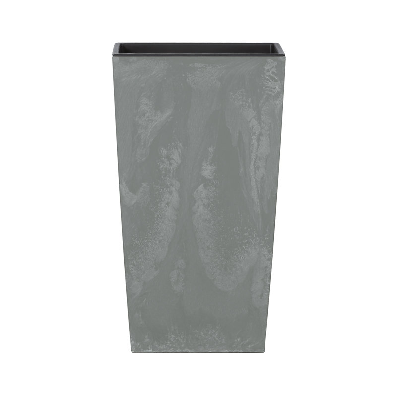 Baxman Planter, 50cm H x 26.5cm W x 26.5cm D, Grey/Brown/Blue