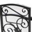 Écran de foyer en fer à braises volantes - l 54,41 po x P 2,04 po H 35,81 po pour un look chic