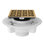PVC 2" X 3" Drain Kit with Petal Decorative Cover