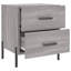 40cm W Iron Bedside Table-90406377-123844545