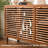 Suniya Modern 3-Door Storage Cabinet With Adjustable Shelves, Slatted Doors-368952915