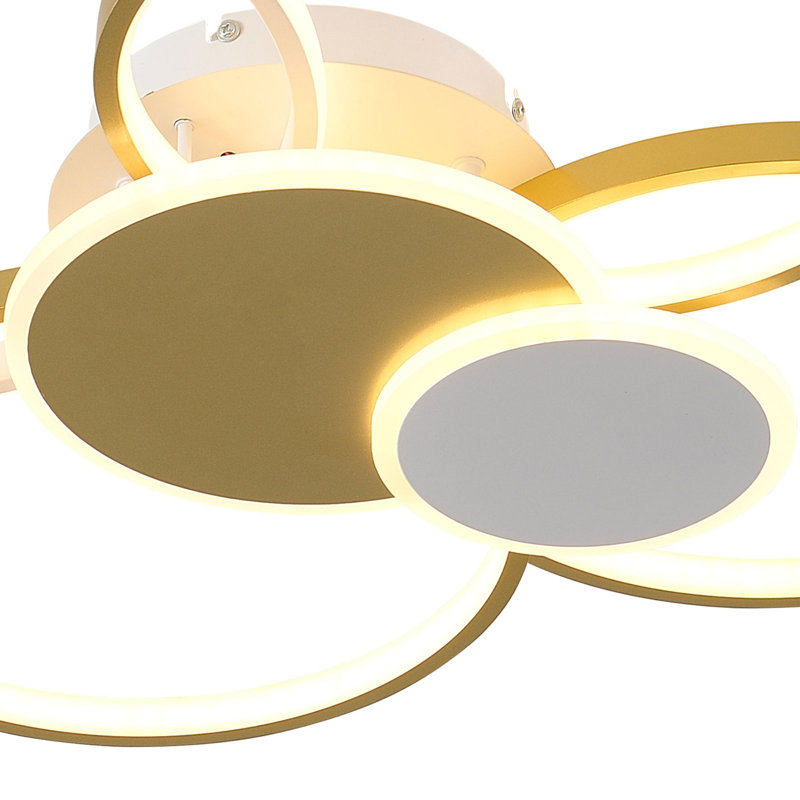 Baesmarc 31.5'' W LED Semi Flush Mount