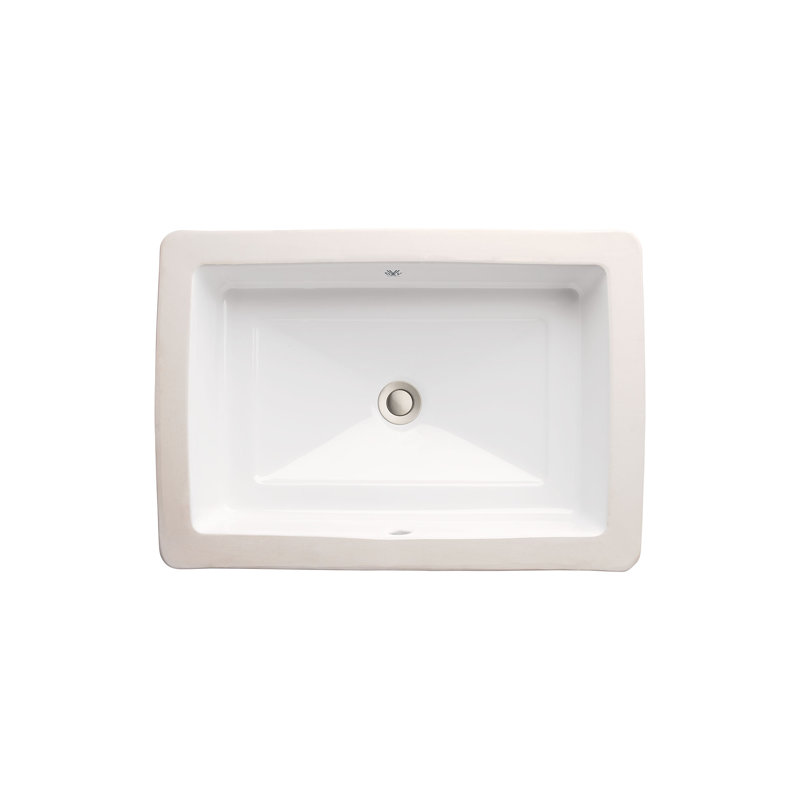 Pop Petite Rectangle Under Counter Bathroom Sink